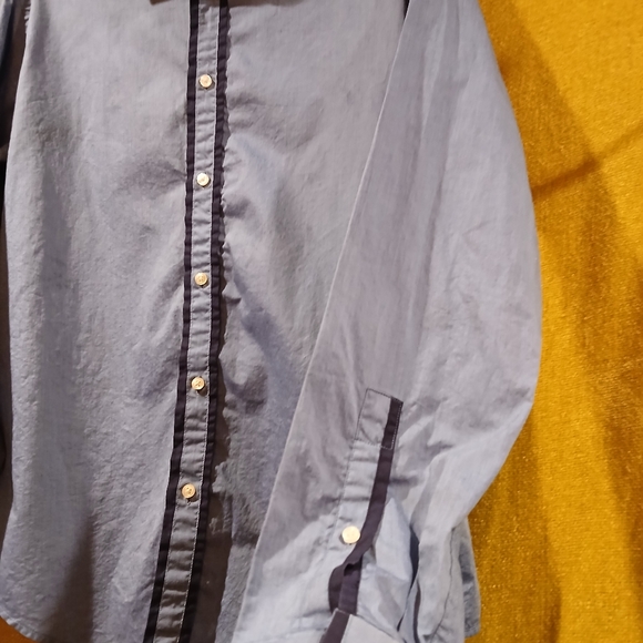 Mens Zara Piped Button Down - Picture 6 of 9